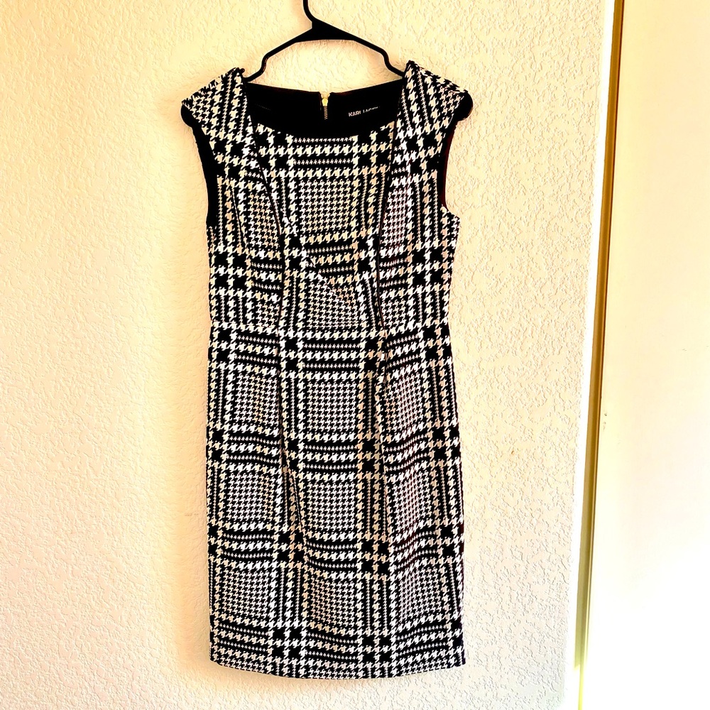 Houndstooth dress Karl Lagerfeld